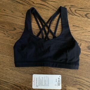 Lululemon Free to be Serene Bra, Black, Size 4